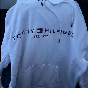 Tommy Hilfiger White Hoodie for Men